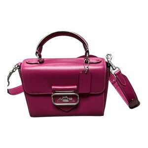Coach Morgan Pink Satchel with Sophisticated Design